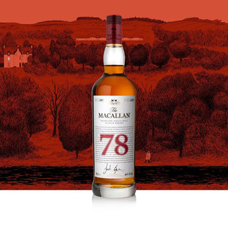 麦卡伦 MACALLAN耀红珍藏系列78年单一麦芽苏格兰威士忌700ml 耀红珍藏78年 700ml