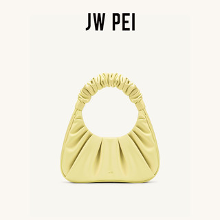 JW PEI褶皱云朵包GABBI法式小众设计腋下包百搭手提包包女夏2T03 蓝绿色【加长手提带】