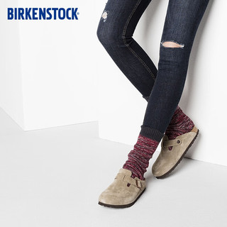 BIRKENSTOCK勃肯软木包头拖鞋外穿拖鞋Boston系列 灰色常规版0560771 38