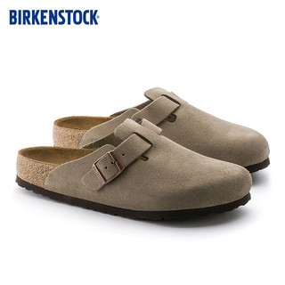 BIRKENSTOCK勃肯软木包头拖鞋外穿拖鞋Boston系列 灰色窄版560773 45