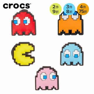 crocs 卡骆驰 配饰洞洞鞋搭配智必星 吃豆人五件套