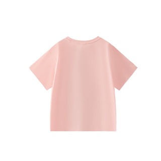 小猪班纳童圆领短袖针织衫 粉红 110cm