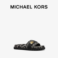 MICHAEL KORS Padma 女士提花平跟厚底凉鞋拖鞋