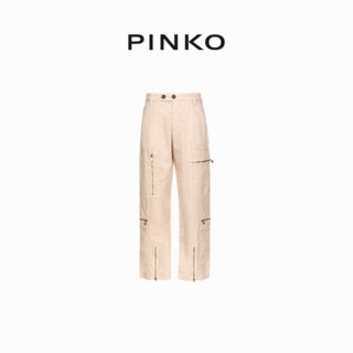 【季末精选】PINKO 2024春夏修身直筒工装裤102947A1M4