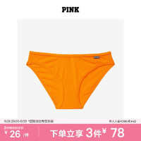 维多利亚的秘密 PINK 经典舒适时尚女士内裤 5PU2橘色 11163945 XS