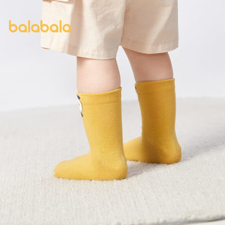 巴拉巴拉男女童袜子男童女童棉袜宝宝柔软舒适萌趣提花两双装208323172201 80cm