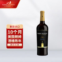 蒙大菲私家精选朗姆桶陈酿梅洛红葡萄酒 750ml 单支 美国