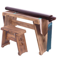 奈乐古琴老杉木初学古琴生漆手工精斫入门练习琴考级演奏古琴初学者 老杉木混沌式+桌凳套装