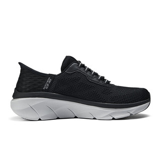 斯凯奇（Skechers）男鞋夏季闪穿鞋Slip ins吸震运动跑步鞋舒适透气休闲鞋232446 黑色/灰色/BKGY 42.5