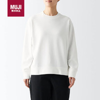 无印良品（MUJI）紧密织衫 女士卫衣BBC33A3S 米白色 XL 