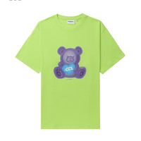 it :CHOCOOLATE女装短袖t恤休闲夏季青春可爱小熊印花1804XUK