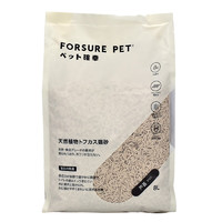 Forsure Pet 宠确幸豆腐猫砂芦荟1.6kg*6 可冲厕所去味无尘不粘底快速吸水结团