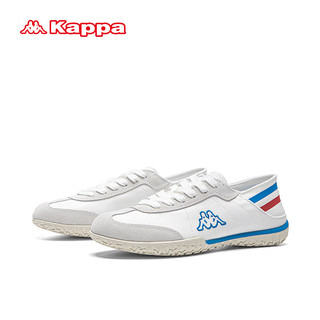 卡帕（Kappa）德训鞋子男鞋轻便软底休闲运动小白鞋 经典白 36 