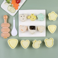 帕帕罗蒂 饭团模具三角饭团模具模具摇饭团 儿童卡通做米饭团磨具