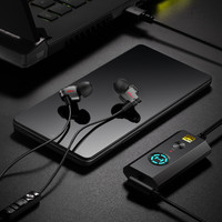 EDIFIER 漫步者 GM380MAX有线耳机双金标HI-RES独立USB声卡3.5电竞游戏耳机
