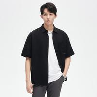 GXG 24夏季时尚百搭男士翻领短袖休闲衬衫