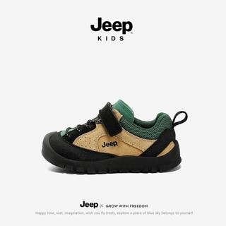 Jeep 吉普 男童鞋子春秋款板鞋2024新款中大童男孩跑步鞋童鞋儿童运动鞋