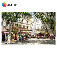 3D-JP高难度减压玩具平面塑料成人拼图1000片装饰画50年代咖啡馆H3096