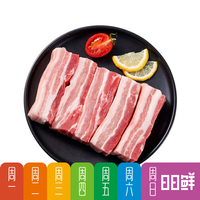 鲜京采 日日鲜冷鲜带皮五花肉300g