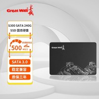 百亿补贴：Great Wall 长城 T30固态硬盘240G台式机笔记本电脑高速SSD固态盘sata3.0