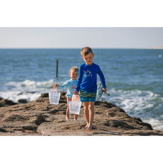 迪卡侬（DECATHLON）儿童鱼网捞鱼网捕鱼网沙滩儿童抄网OVF深蓝色-4504546