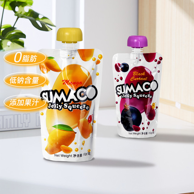 SUMACO 素玛哥 马来西亚进口SUMACO素玛哥芒果可吸果冻低脂休闲零食小吃