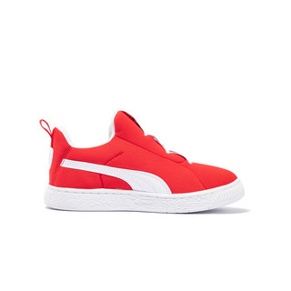 彪马（PUMA） 儿童幼童复古休闲板鞋 SUEDE JOYFLEX SLIPTECH OG 401140 红色-白-02 31.5