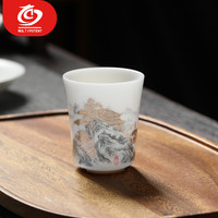 MULTIPOTENT功夫茶杯主人杯大师黄旭东作品冰凝玉妙香杯高山流水单杯盒