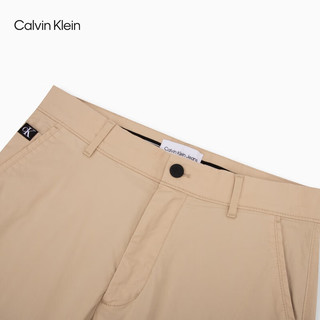 Calvin Klein Jeans24早秋男士商务通勤ck微弹斜纹锥形裤休闲裤J326828 RAE-卡其 34