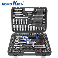 GOODKING汽修工具套装修车工具大飞快速棘轮扳手套筒螺 150件72齿工业款