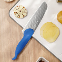 十八子作仿生蓝鲸护手家用刀具 鲸·喜系列菜刀多用刀SL2371-C 鲸·喜多用刀