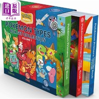 宝可梦分类盒子书1 Pokemon Primers Types Box Set Collection Volume 1 英文原版 儿童卡通动画图画书 进口童书【中商原版?