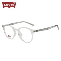 李维斯（Levi's）眼镜框近视眼镜架LV7142/900+依视路钻晶膜岩1.56镜片 900透明色