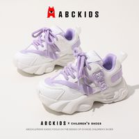 百亿补贴：ABCKIDS 儿童运动鞋子女童休闲软底网面跑步老爹2024新款大童休闲