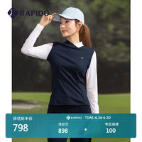 Rapido 雳霹道 2024年春夏女士高尔夫打底衫修身套头卫衣CP4341Z03 藏青色 160/84A