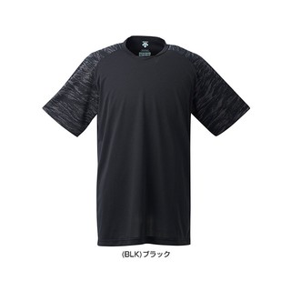 Descente 棒球T恤男式 棒球短袖迷彩圆领时尚酷棒球衫 DB