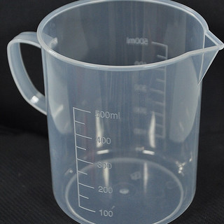 图林卡量杯带刻度食品级塑料量桶奶茶店大容量烘焙量筒毫升小计量杯 50ml、150ml、500ml刻量杯各一个