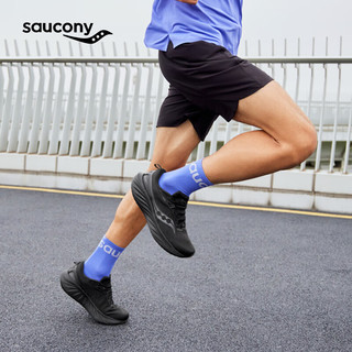 Saucony索康尼胜利SE专业强缓震跑鞋男2024年透气跑步鞋男子运动鞋 黑色 40.5