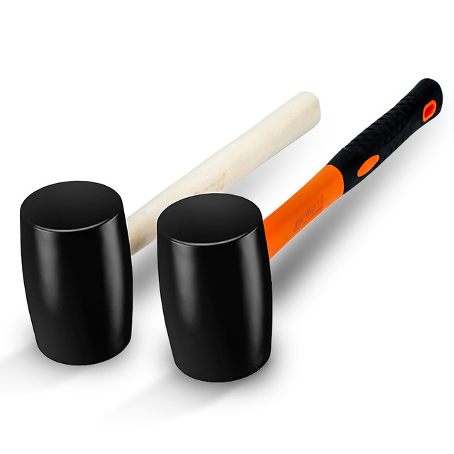 易之力 大号橡胶锤子橡皮锤贴瓷砖软胶敲打多功能装修胶锤皮榔头牛筋锤砖