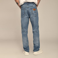 Wrangler 威格 夏季coolmax®凉感浅蓝880Frontier美式直筒男牛仔裤