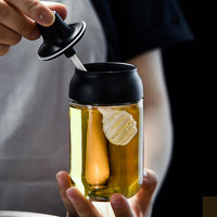 诺派玻璃蜂蜜瓶取蜜棒勺盖一体密封调料瓶 调味罐调料罐厨房用品C2432 ⚡勺盖一体⚡蜂蜜瓶+取蜜棒