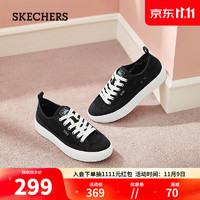 斯凯奇（Skechers）Skechers复古足弓支撑一脚蹬114391 黑色/BLK 35.5 