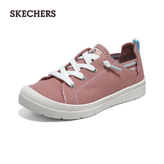 斯凯奇（Skechers）Skechers高回弹百搭帆布鞋113857 玫瑰红色/ROS 38.5 