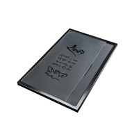 澜翊 乌金石茶盘 尺寸茶桌配件内嵌入式家用整块盖板茶台漏水石盘 03舍得大字款（60*37*2）