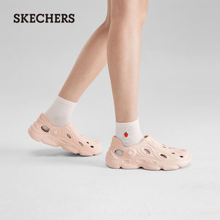 斯凯奇（SKECHERS）泡泡鞋一脚蹬超轻洞洞鞋 111481 浅粉色/LTPK 38 