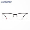 夏蒙（Charmant）镜框商务眼镜钛合金眼镜架可配防蓝光近视眼镜男SB22609 SB22609-DG暗灰色 夏蒙