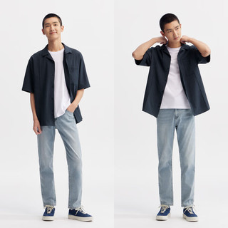 森马（Semir）森柔牛仔|牛仔裤男2024夏简约通勤长裤时尚103324124102A 牛仔黄泥染80325 36