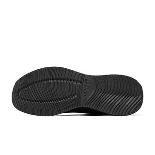 斯凯奇（Skechers）斯凯奇春季男士绑带轻质运动休闲鞋232290 全黑色/BBK 43 