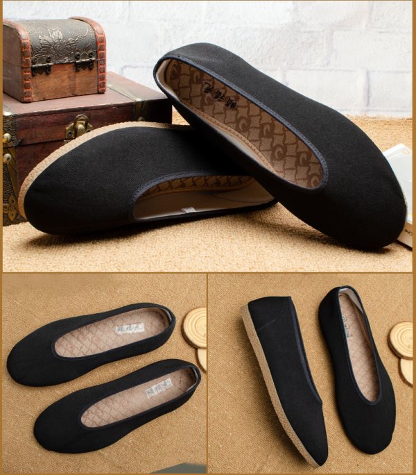 颐福元老北京布鞋男牛筋底透气传统布鞋休闲防滑耐磨爸爸鞋开车散步