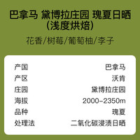 巴拿马黛博拉/艾力达瑰夏咖啡豆 新鲜烘焙精品手冲单品黑咖啡30g